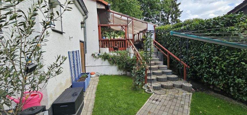 Solider Terrassenzugang