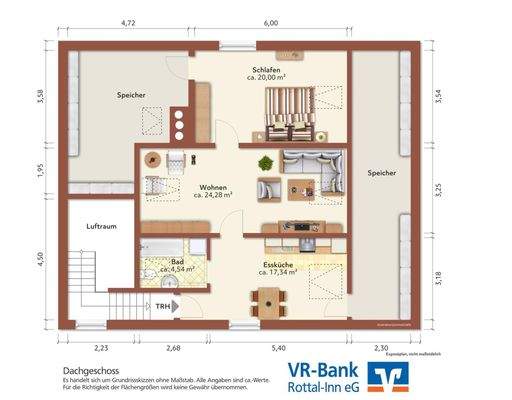 Grundriss Dachgeschoss
