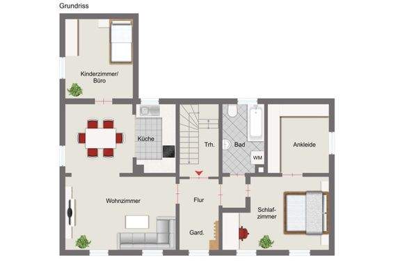 Grundriss Obergeschoss