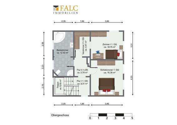 Grundriss Obergeschoss