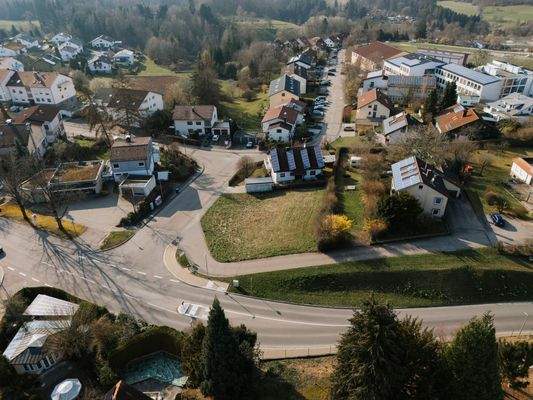 Luftaufnahme Bauplatz