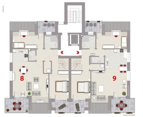 Gesamtgrundriss 2 Obergeschoss