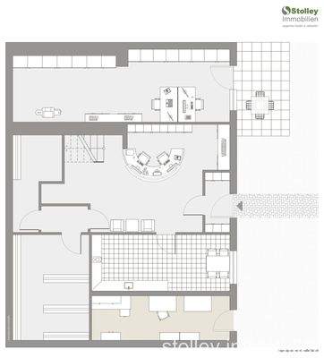 SKIZZE Hinterhaus: Grundriss, Erdgeschoss