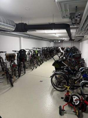 Abstellmöglichkeit für Fahrräder.