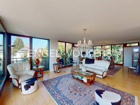 Die offene Raumgestaltung bietet jede Möglichkeit für individuelles Raumdesign