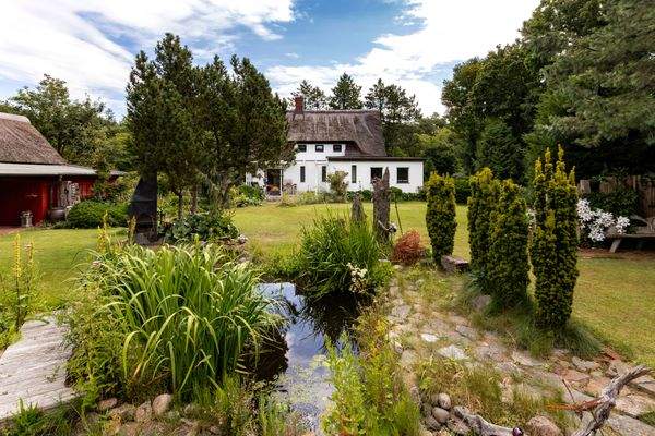 Garten mit Teichanlage