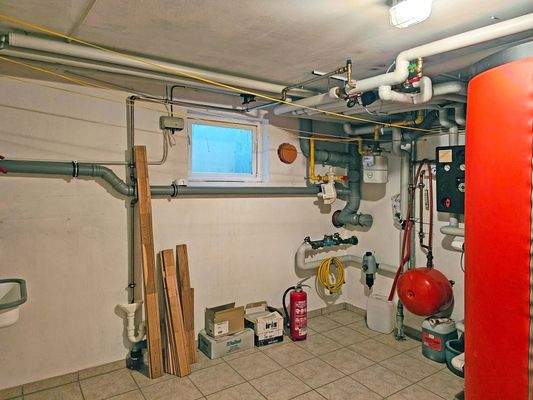Waschküche und Haustechnikraum