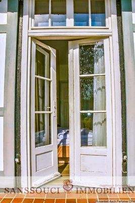 Ausgang auf den Balkon