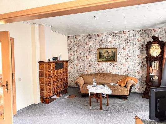 Wohnzimmer Ofen nur optisch