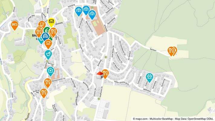 Geolyzer Kartenausschnitt
