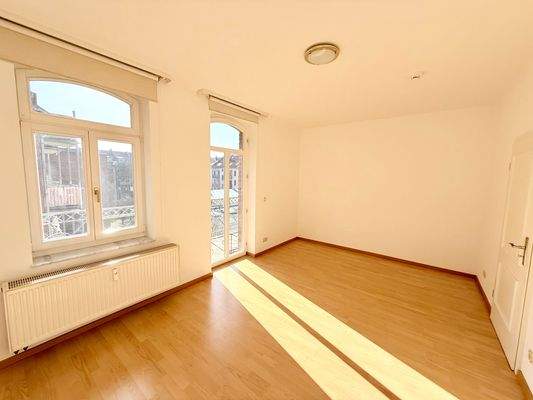 Schlafbereich mit Balkon