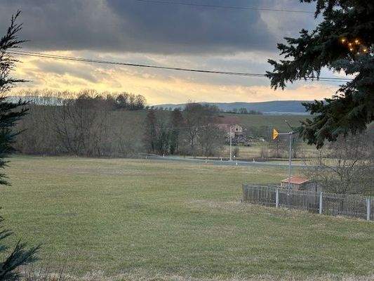 Ausblick vom Wohnzimmer