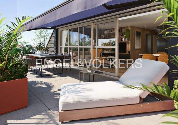 Traumhafte Dachterrasse