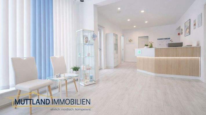 KI-generierte Praxiseinrichtung aus Diskretion