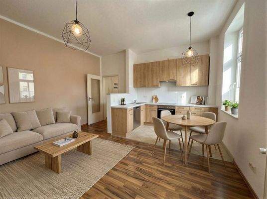 Wohnzimmer (KI-unterstützt)