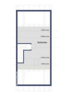 Grundriss Spitzboden