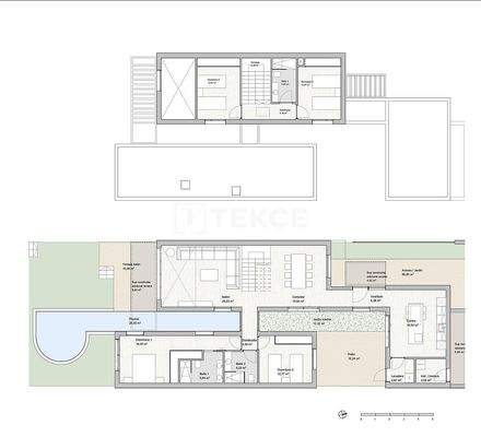 Elegant Villas in a Complex with Pool Near Amenities in Madrid