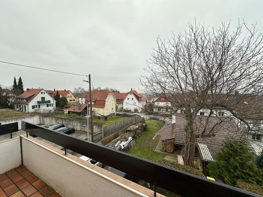 Aussicht vom Balkon OG