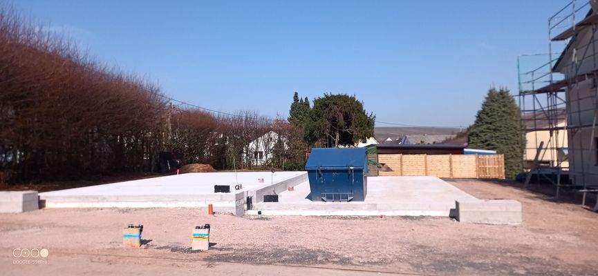 Bodenplatten - Baustelle 2025