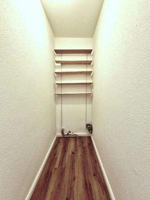 Abstellraum mit WM-Anschluss