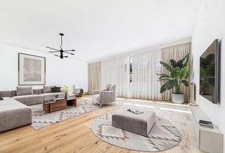 Wohnzimmer möbliert