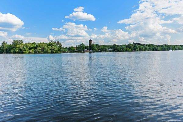 Access to the Havel River and beach bar directly o