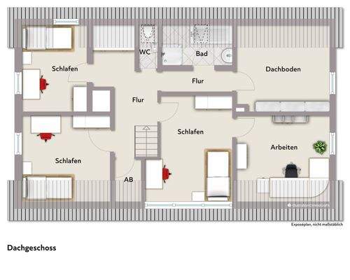 Grundriss Dachgeschoss