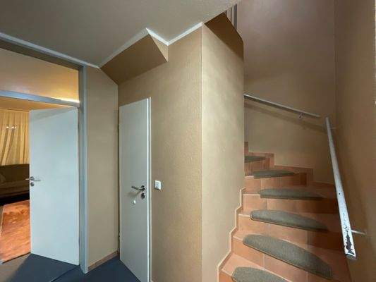 Treppe ins Dachgeschoss