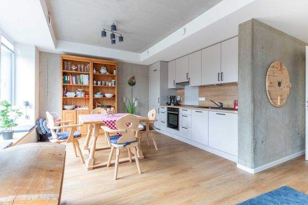 Wohn-, Koch- und Essbereich