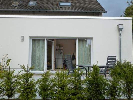 Blick auf die Terrasse