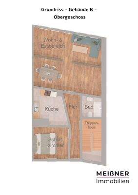 Gebäudeteil 2 - Obergeschoss