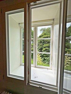 von überall aus Blick in den Garten!