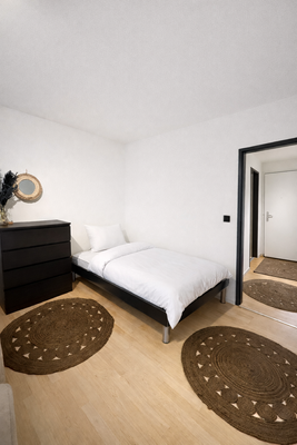 Schlafnische mit Kommode