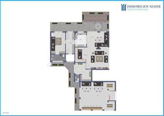 Erdgeschoss (nicht Maßstabsgetreu)