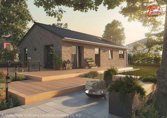 Ansicht Garten Verblendfassade