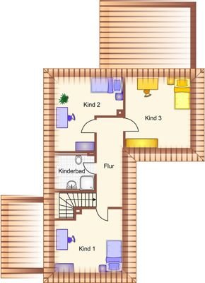 geplanter Grundriss Dachgeschoss