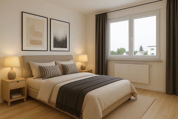 Schlafzimmer - Visualisierung (Beispiel)