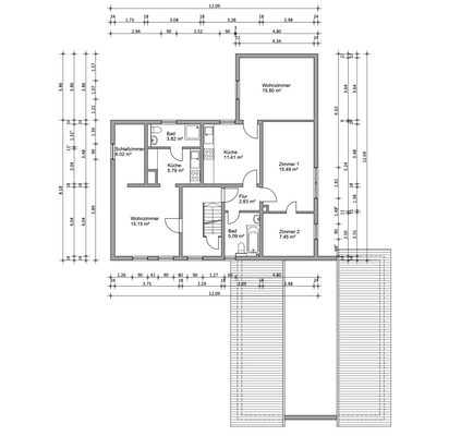 Grundriss Obergeschoss