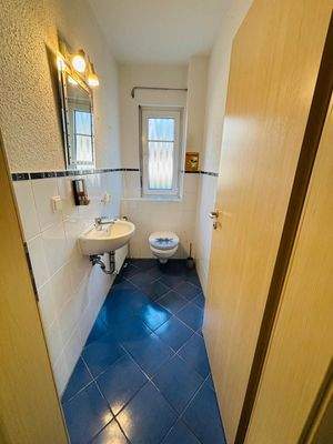 Gäste-WC im Erdgeschoss