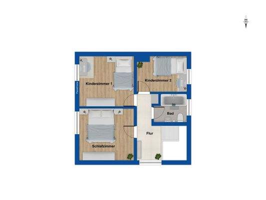 Grundriss Obergeschoss