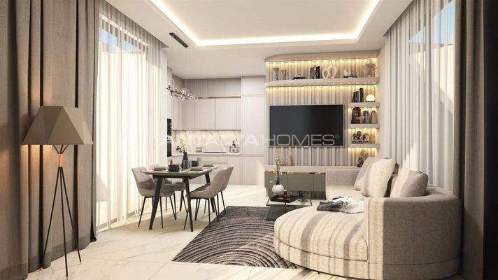 Elegant Houses with Private Pool and Garden in Alanya