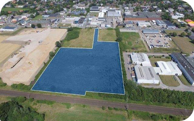 Luftbild der Fläche im Grönfahrtweg