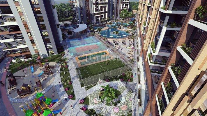 Flats in a Complex with Rich On-Site Facilities in Mersin