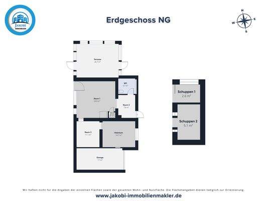 Grundriss EG Nebengebäude