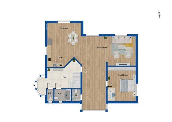 Grundriss Erdgeschoss