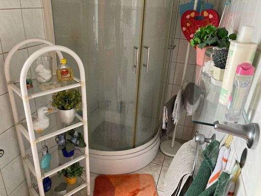 Dusche und separates WC im EG 