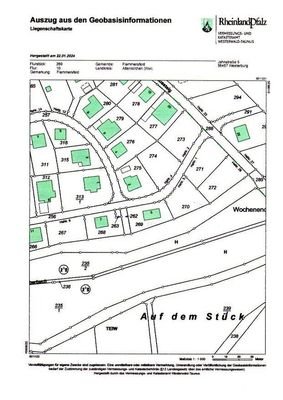 Lageplan Baugebiet