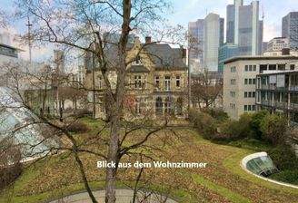 Blick aus dem Wohnzimmer