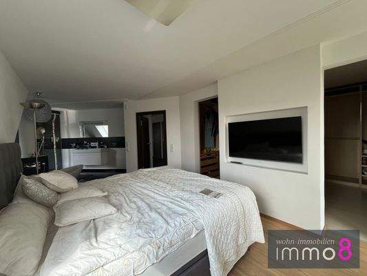 Schlafen mit Ankleide