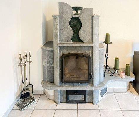 hochwertiger Specksteinkamin im UG